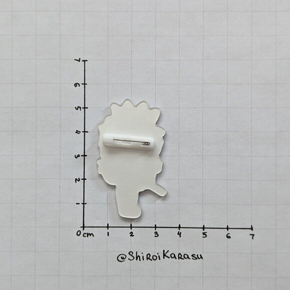 Kawaii One Piece Anime Acrylic Pins Set of 6 NEW - Picture 13 of 13